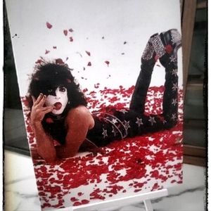 custom gothic 8x10 inches printed canvas with easel